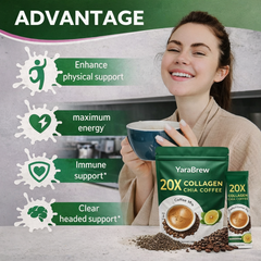YaraBrew – 20X Collagen Chia Coffee
